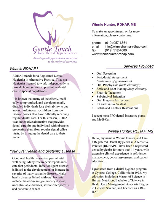 Gentle Touch Flyer 2